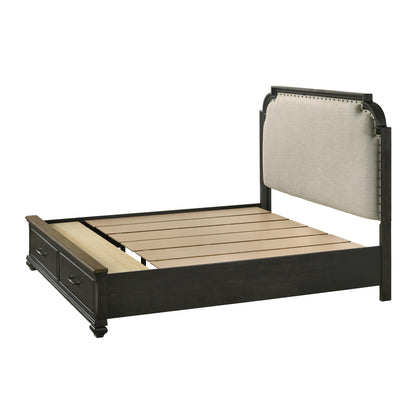 Crown Mark Hamilton B6560-K King Bed with Storage IMAGE 4