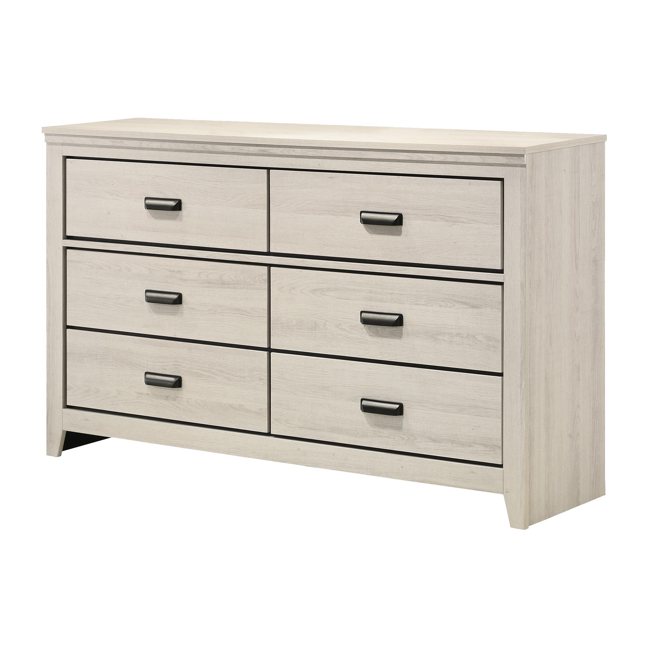 Crown Mark Carter B6810-1 Dresser - White IMAGE 1