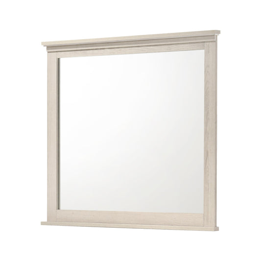 Crown Mark Carter B6810-11 Dresser Mirror - White IMAGE 1