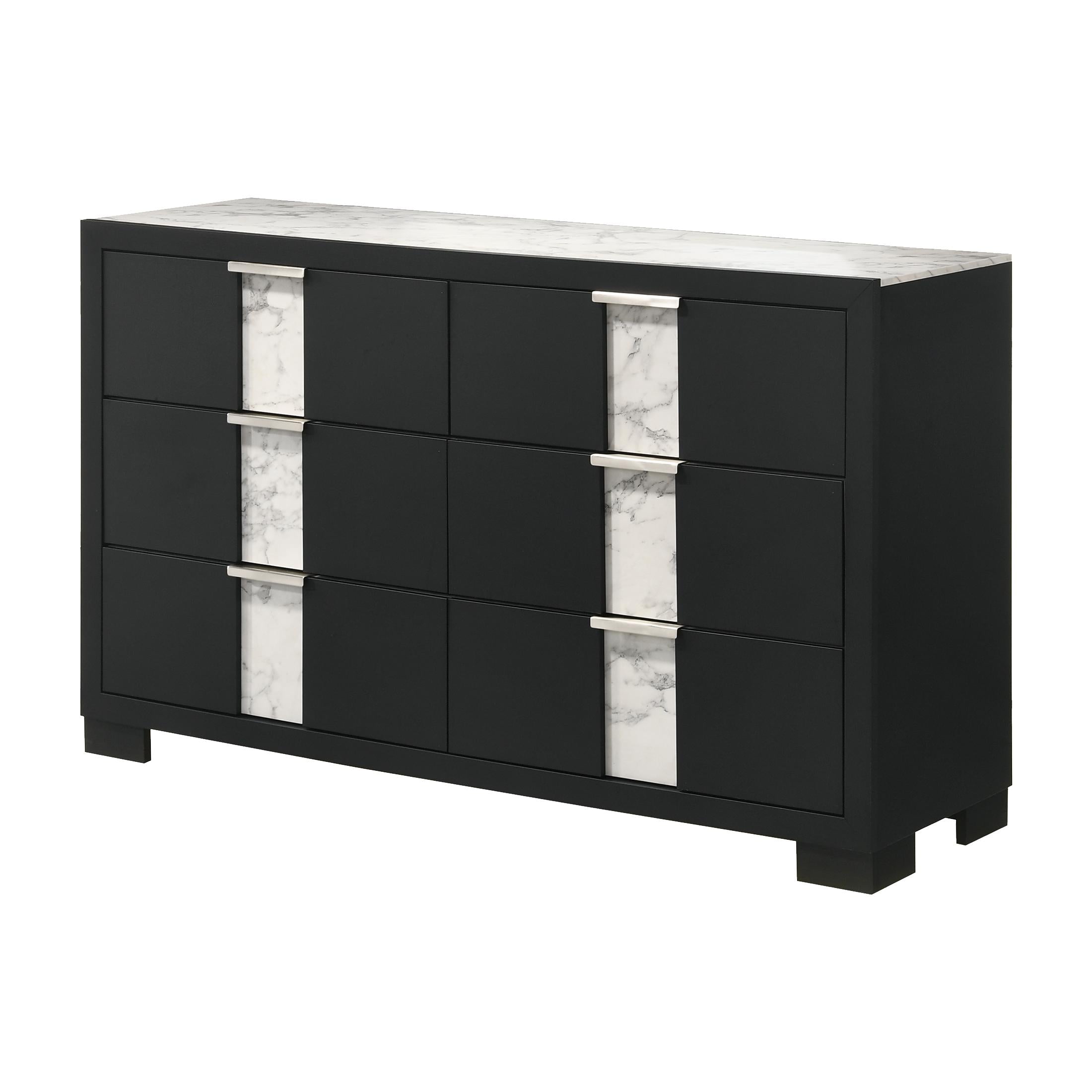 Crown Mark Rangley B6835-1 Dresser - Black IMAGE 1