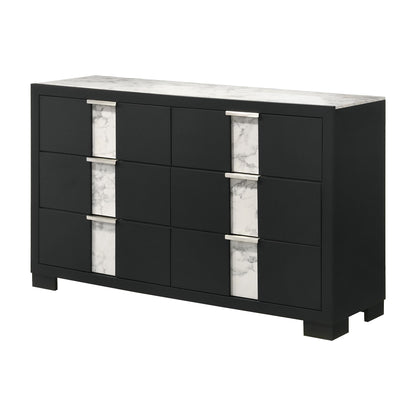 Crown Mark Rangley B6835-1 Dresser - Black IMAGE 1