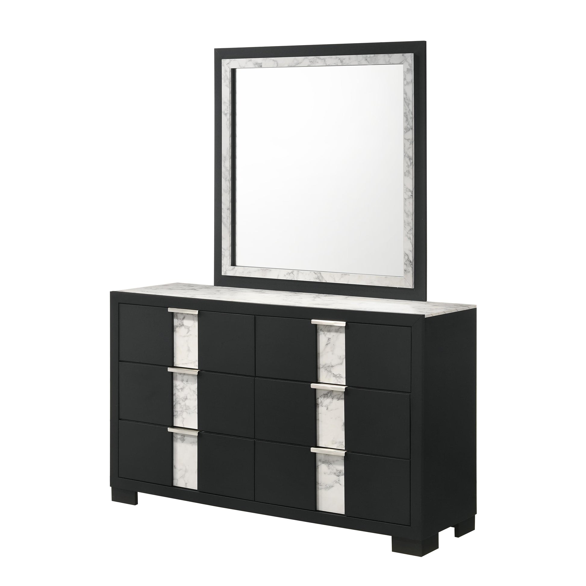 Crown Mark Rangley B6835-1 Dresser - Black IMAGE 4