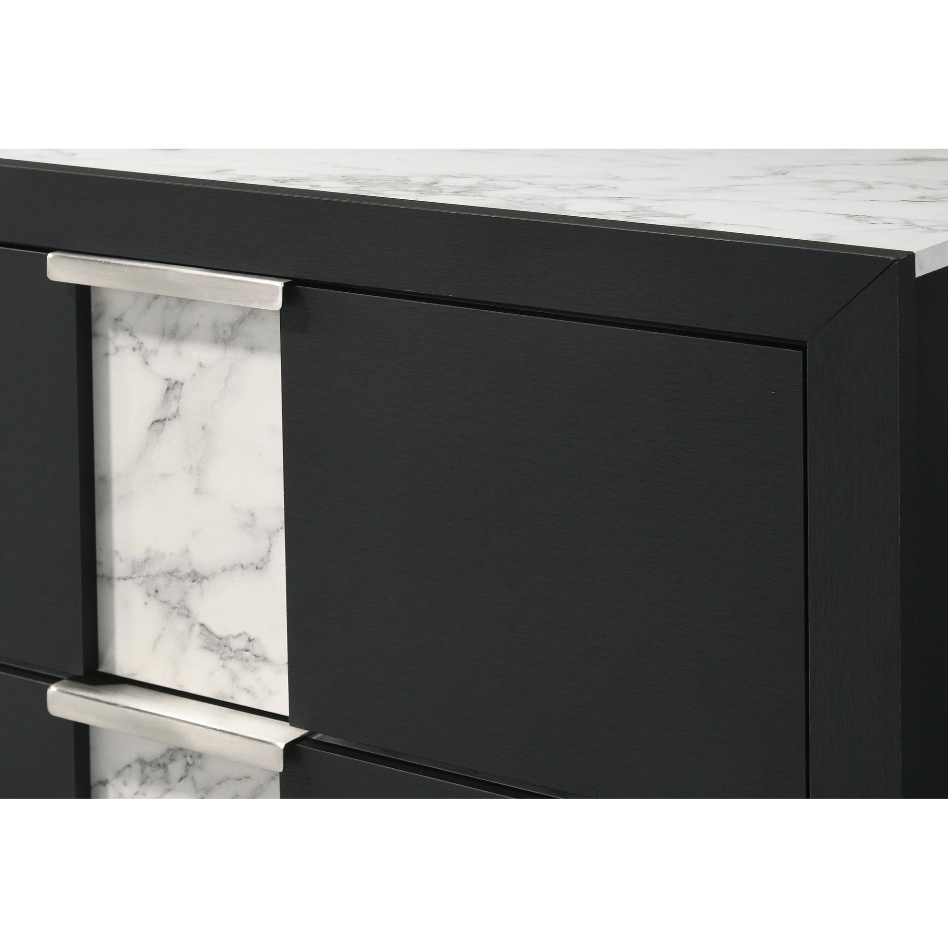 Crown Mark Rangley B6835-2 Nightstand - Black IMAGE 5