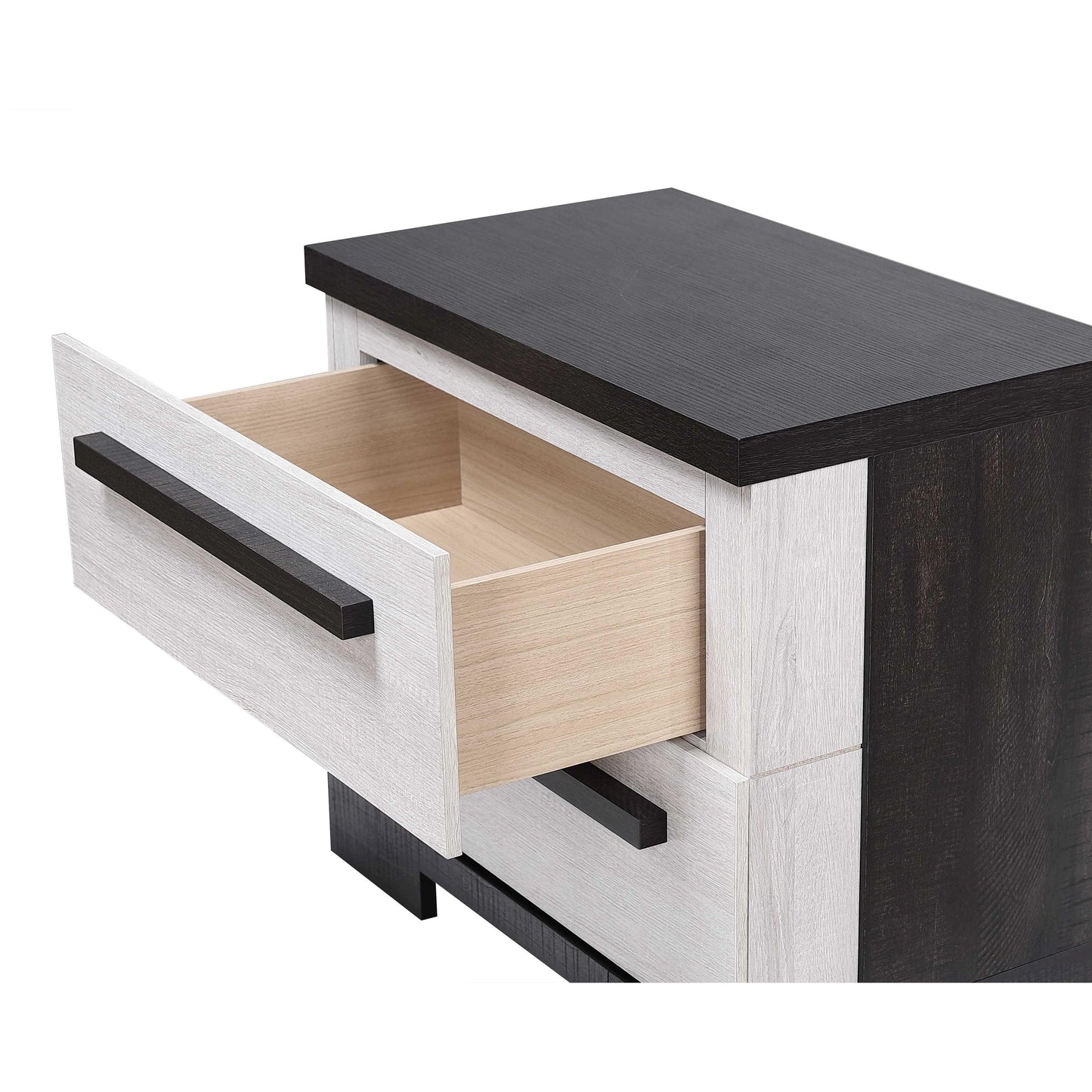 Crown Mark Remington B8162-2 Nightstand - Black/White IMAGE 3