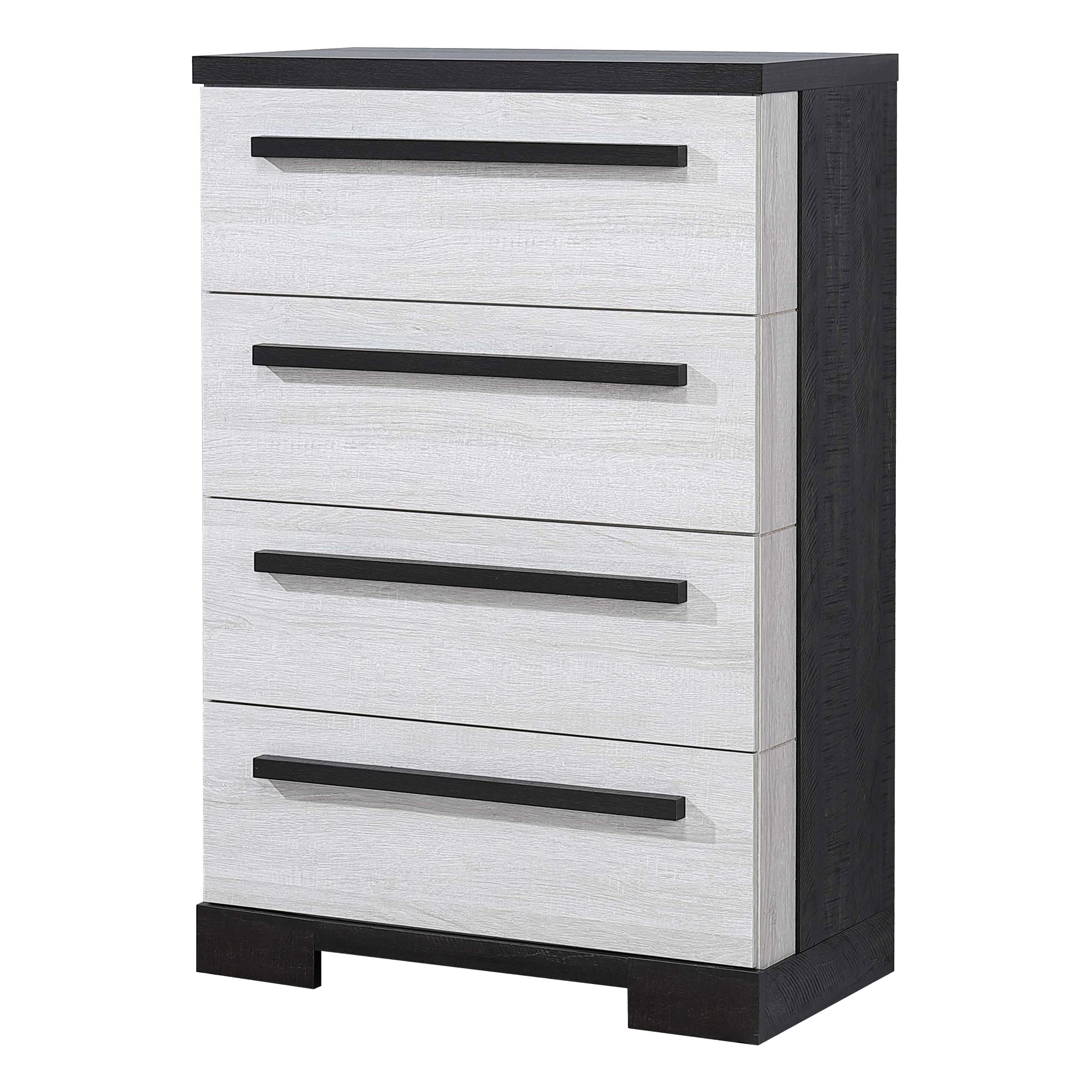 Crown Mark Remington B8162-4 Chest - Black/White IMAGE 1