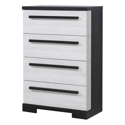 Crown Mark Remington B8162-4 Chest - Black/White IMAGE 1