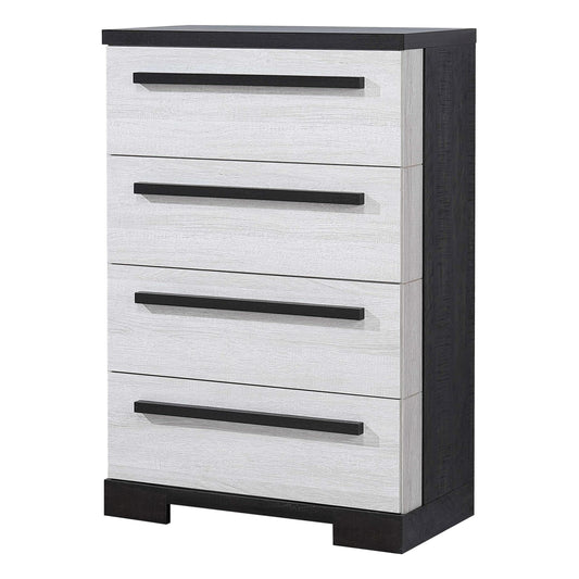 Crown Mark Remington B8162-4 Chest - Black/White IMAGE 1