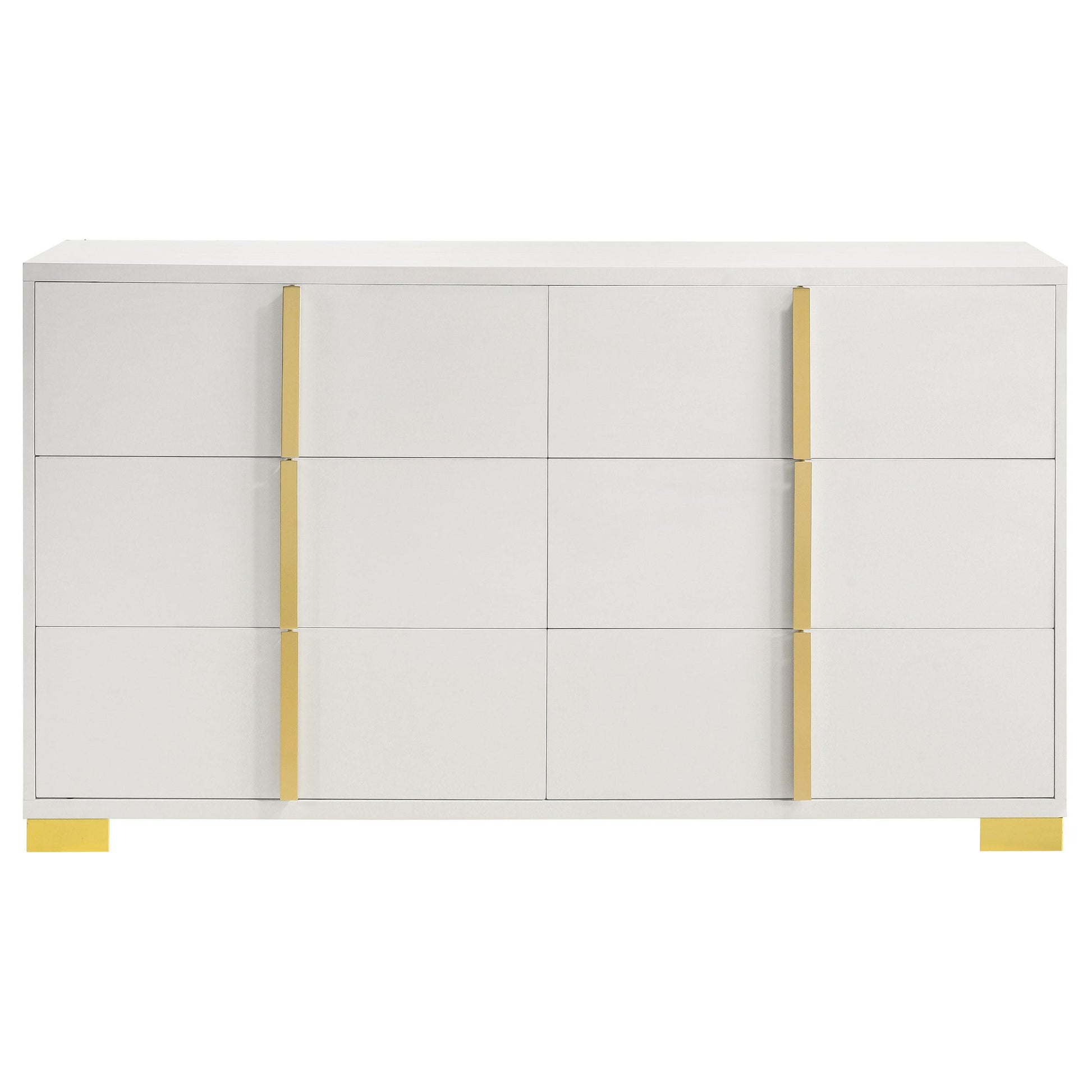  Coaster Furniture Marceline 222933 6-Drawer Dresser - White IMAGE 4