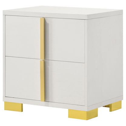  Coaster Furniture Marceline 222932 2-Drawer Nightstand - White IMAGE 6