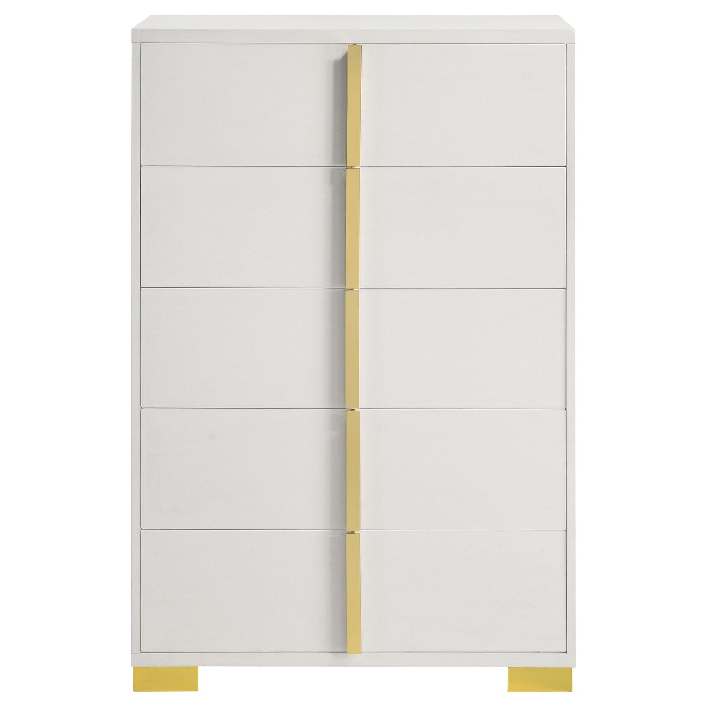 Coaster Furniture Marceline 222935 5-Drawer Bedroom Chest - White IMAGE 4