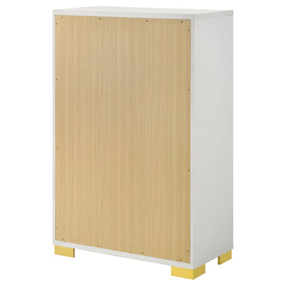 Coaster Furniture Marceline 222935 5-Drawer Bedroom Chest - White IMAGE 9