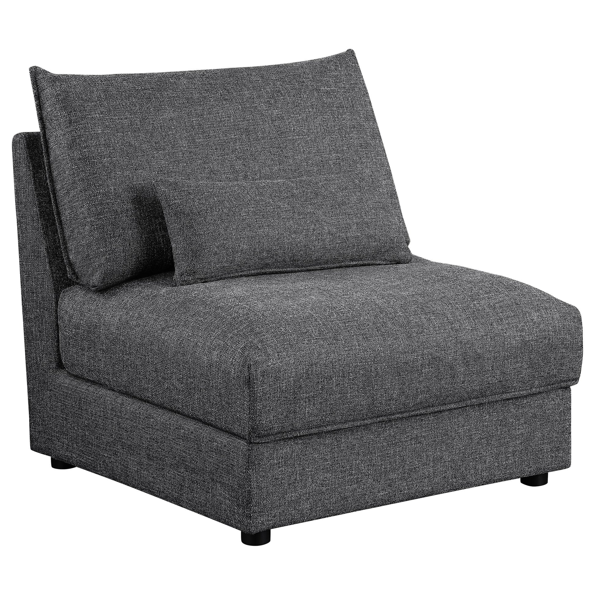 Coaster Furniture Sasha 551681-SETA 5 pc Upholstered Modular Sectional Sofa - Barely Black IMAGE 11