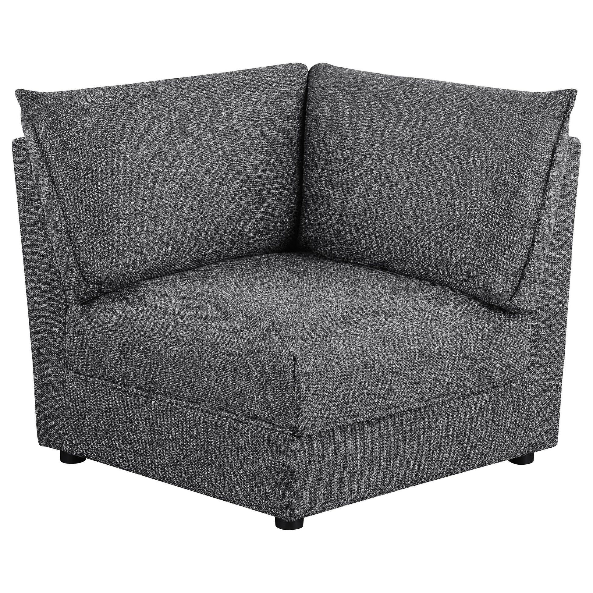 Coaster Furniture Sasha 551681-SETA 5 pc Upholstered Modular Sectional Sofa - Barely Black IMAGE 12