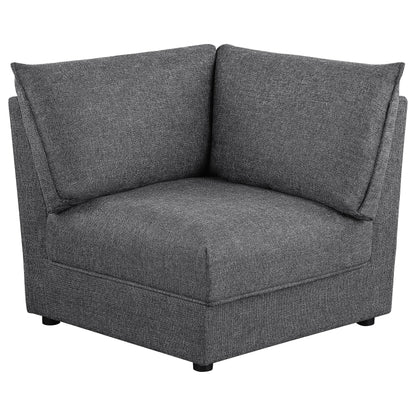 Coaster Furniture Sasha 551681-SETA 5 pc Upholstered Modular Sectional Sofa - Barely Black IMAGE 12