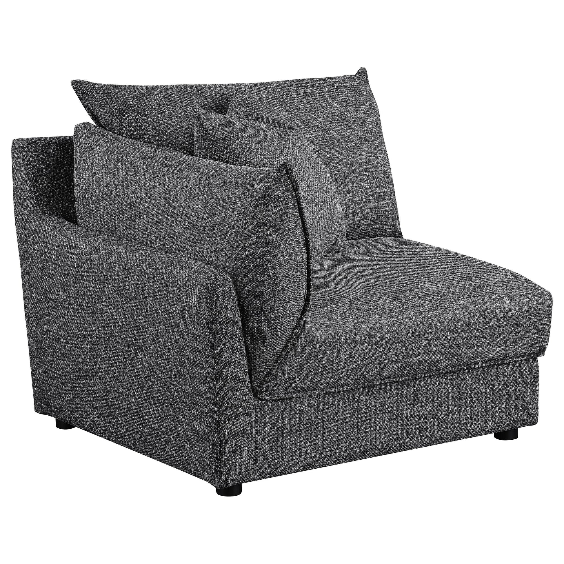 Coaster Furniture Sasha 551681-SETA 5 pc Upholstered Modular Sectional Sofa - Barely Black IMAGE 13
