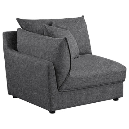 Coaster Furniture Sasha 551681-SETA 5 pc Upholstered Modular Sectional Sofa - Barely Black IMAGE 13