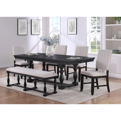 Crown Mark Regent 2270CL-S Side Chair - Charcoal Black IMAGE 3
