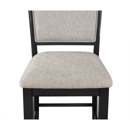 Crown Mark Fulton 2727LG-S-24 Counter Height Chair - Light Grey IMAGE 4
