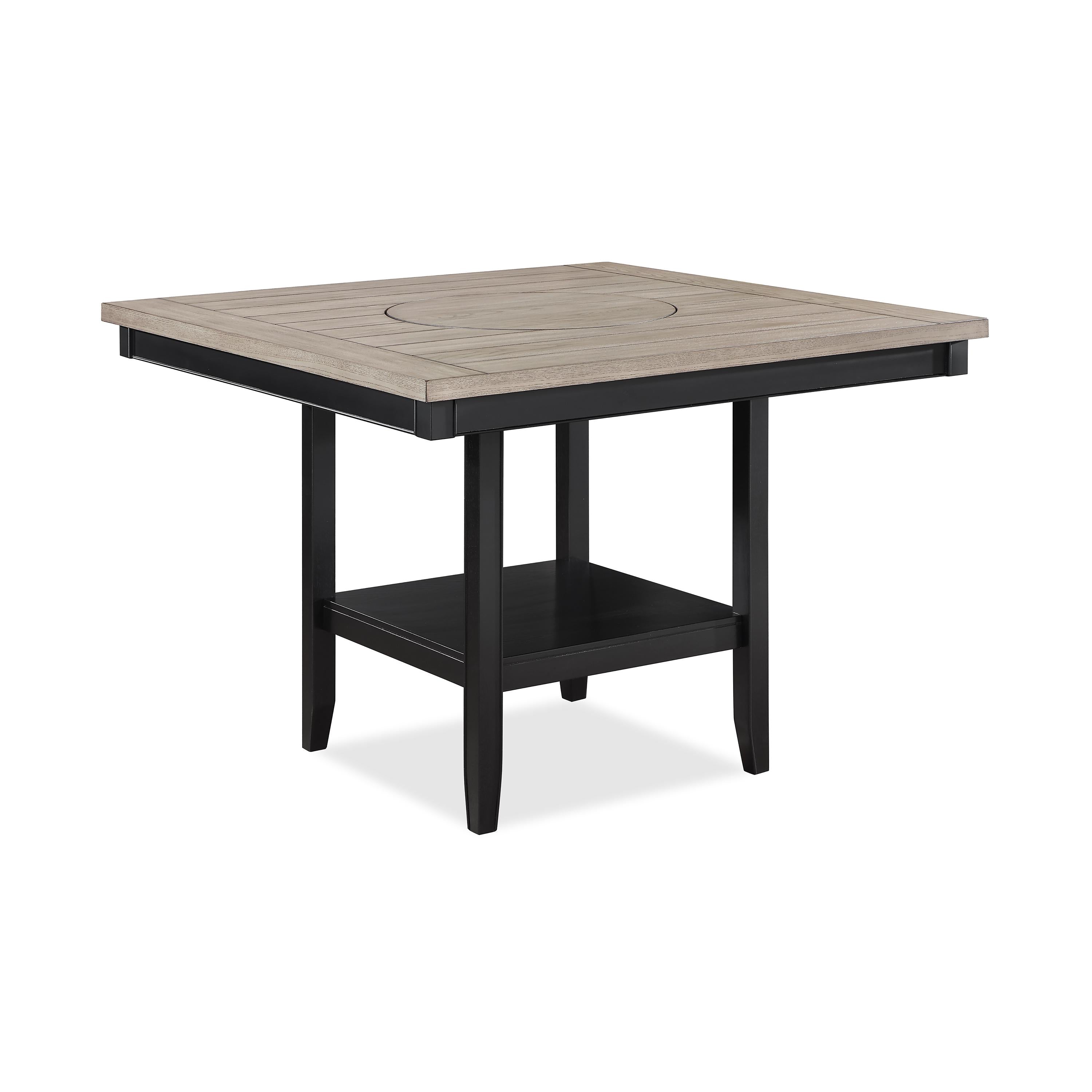 Crown Mark Fulton 2727LG-T-4848 Counter Height Table - Light Grey IMAGE 1