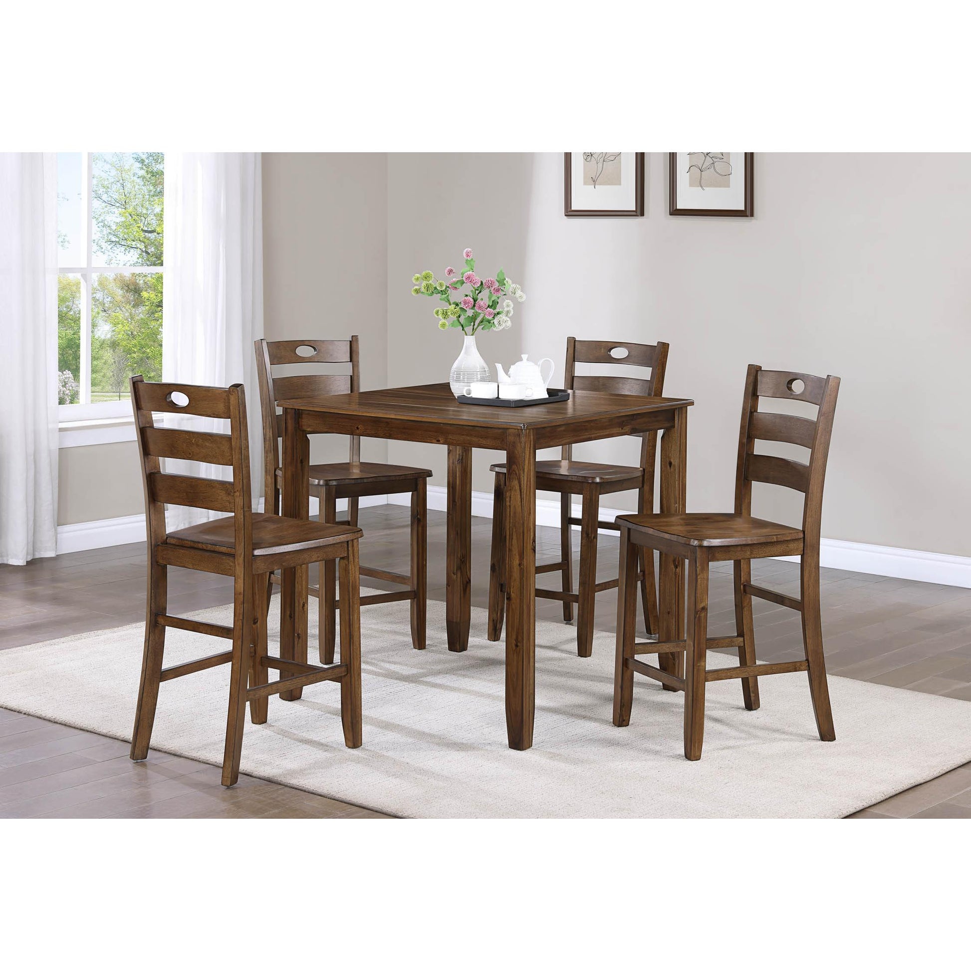  Crown Mark Ashborn 2767SET Counter Height Dinette IMAGE 1