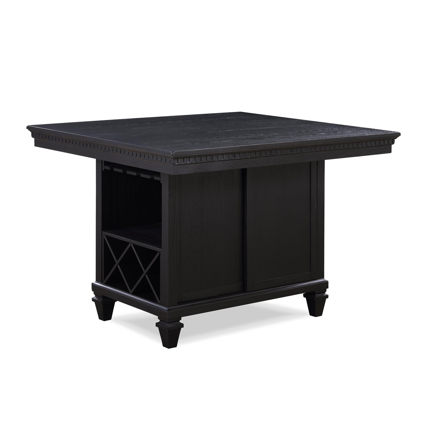 Crown Mark Regent 2772CLT-4854 Counter Height Table - Charcoal Black IMAGE 1