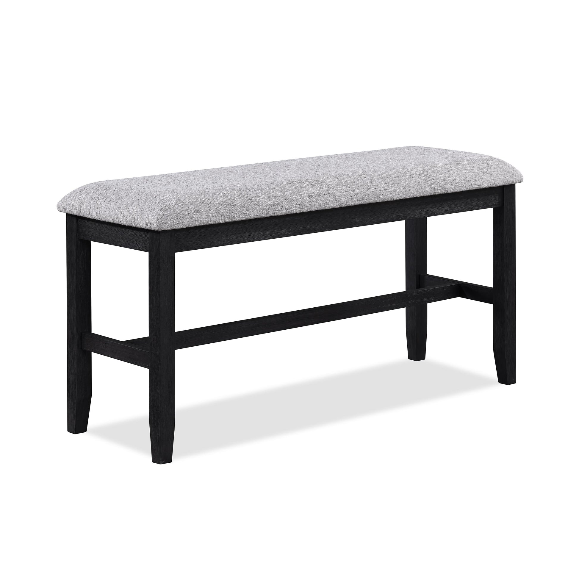 Crown Mark Buford 2773LG-BENCH Counter Height Bench - Light Grey IMAGE 1