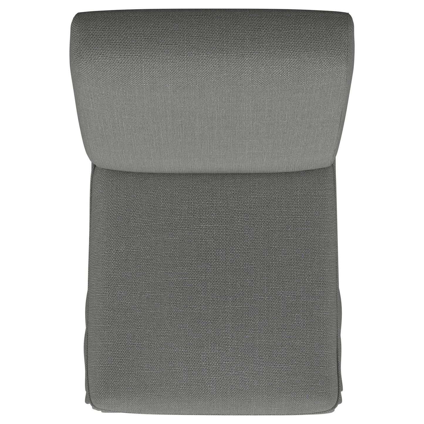  Coaster Furniture Shawna 100749 Upholstered Skirted Side Chair - Light Grey IMAGE 9