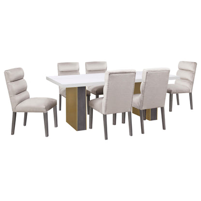  Coaster Furniture Carla 106683 Velvet Upholstered Dining Side Chair - Stone IMAGE 10
