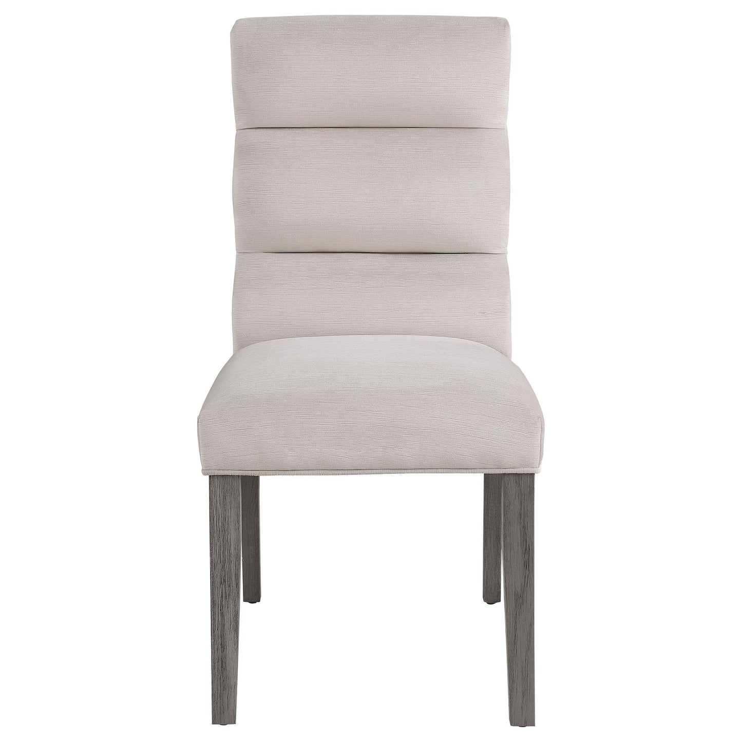  Coaster Furniture Carla 106683 Velvet Upholstered Dining Side Chair - Stone IMAGE 2
