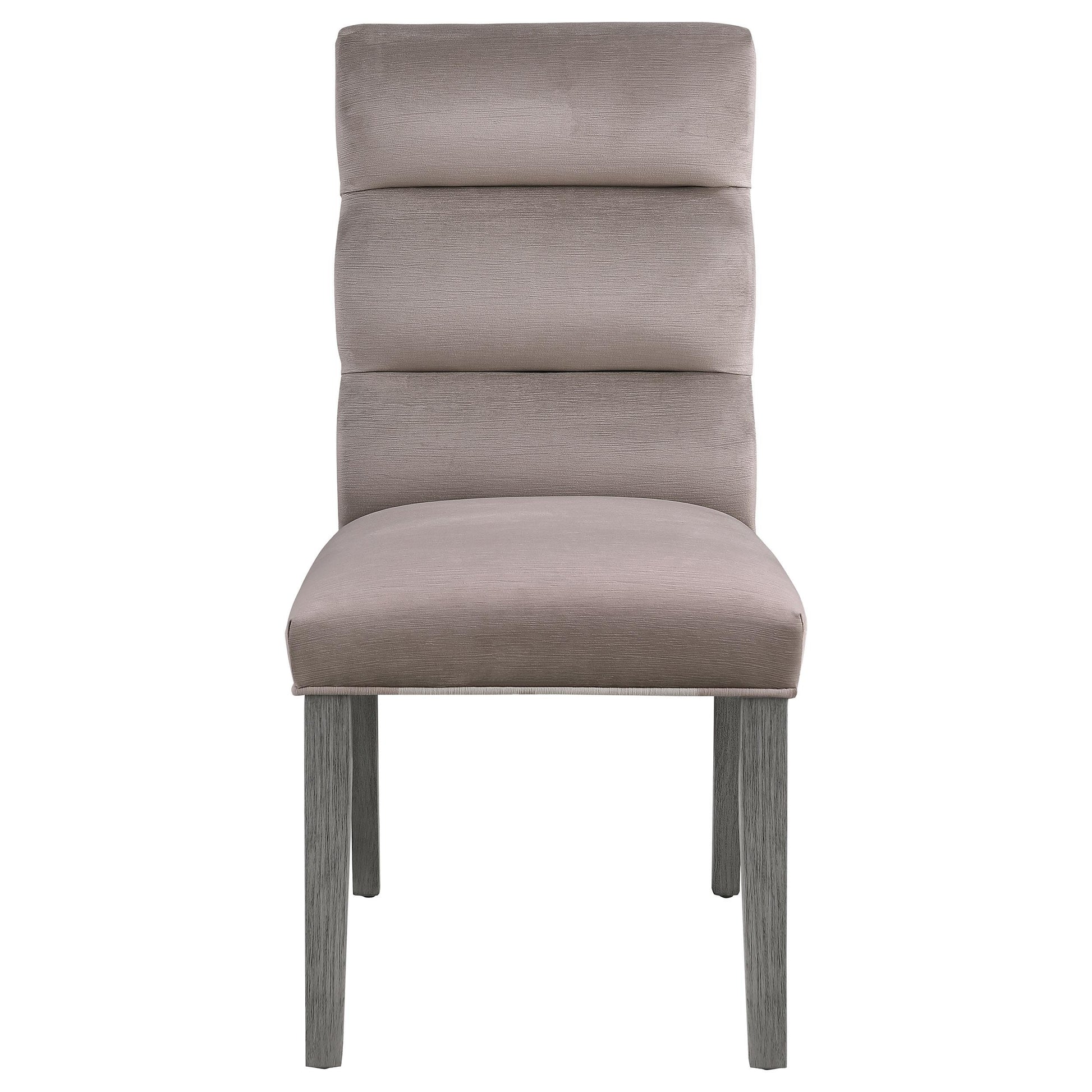 Coaster Furniture Carla 106684 Velvet Upholstered Dining Side Chair - Ash IMAGE 2