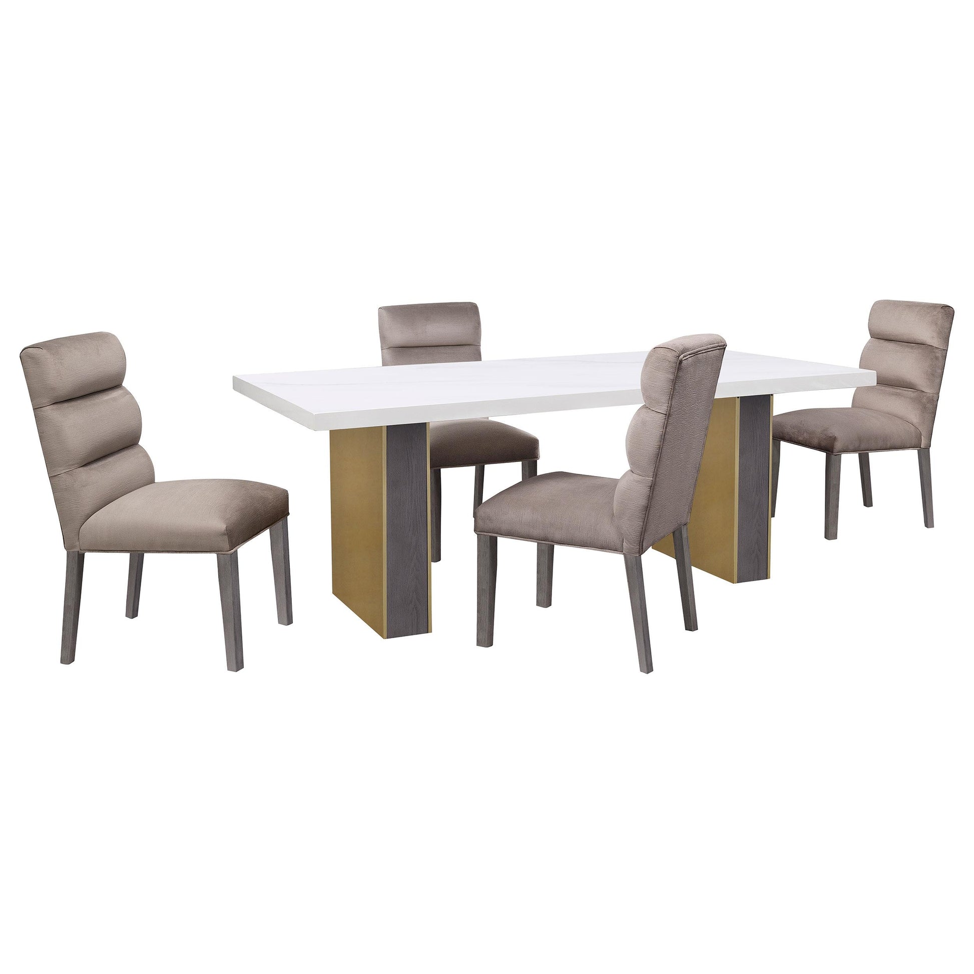 Coaster Furniture Carla 106684 Velvet Upholstered Dining Side Chair - Ash IMAGE 9