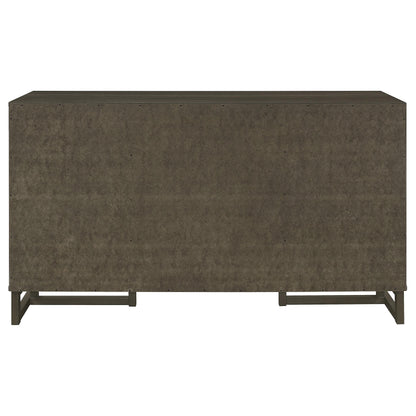 Coaster Furniture Kelly 107965 3-Drawer Storage Dining Sideboard Buffet - Dark Grey IMAGE 6