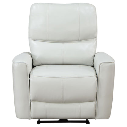 Coaster Furniture Greenfield 610263P Upholstered Power Recliner Chair - Dove Grey IMAGE 4