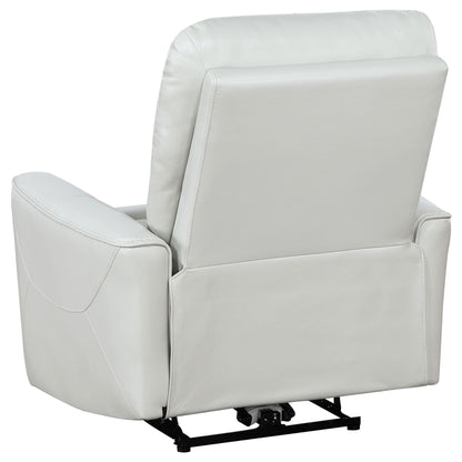 Coaster Furniture Greenfield 610263P Upholstered Power Recliner Chair - Dove Grey IMAGE 5