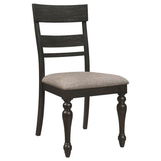 Coaster Furniture Bridget 108222 Wood Dining Side Chair - Charcoal IMAGE 1
