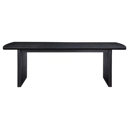 Coaster Furniture Brookmead 108231 100-inch Extension Leaf Dining Table - Black IMAGE 5