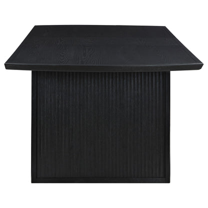 Coaster Furniture Brookmead 108231 100-inch Extension Leaf Dining Table - Black IMAGE 7