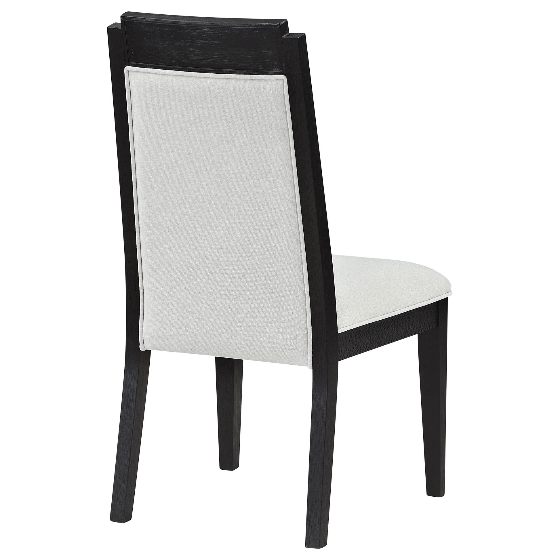 Coaster Furniture Brookmead 108232 Wood Dining Side Chair - Ivory and Black IMAGE 8