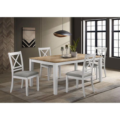 Coaster Furniture Hollis 122241 Rectangular 72-inch Wood Dining Table - Brown IMAGE 6