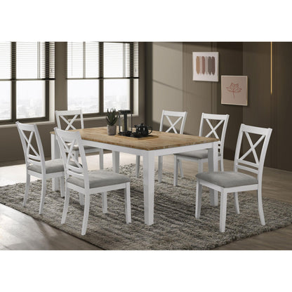 Coaster Furniture Hollis 122241 Rectangular 72-inch Wood Dining Table - Brown IMAGE 7