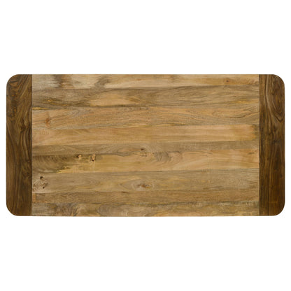 Coaster Furniture Maverick 123041 70-inch Solid Wood Dining Table - Natural Mango IMAGE 5