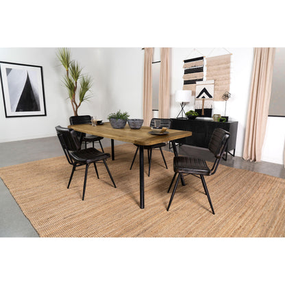 Coaster Furniture Maverick 123041 70-inch Solid Wood Dining Table - Natural Mango IMAGE 7