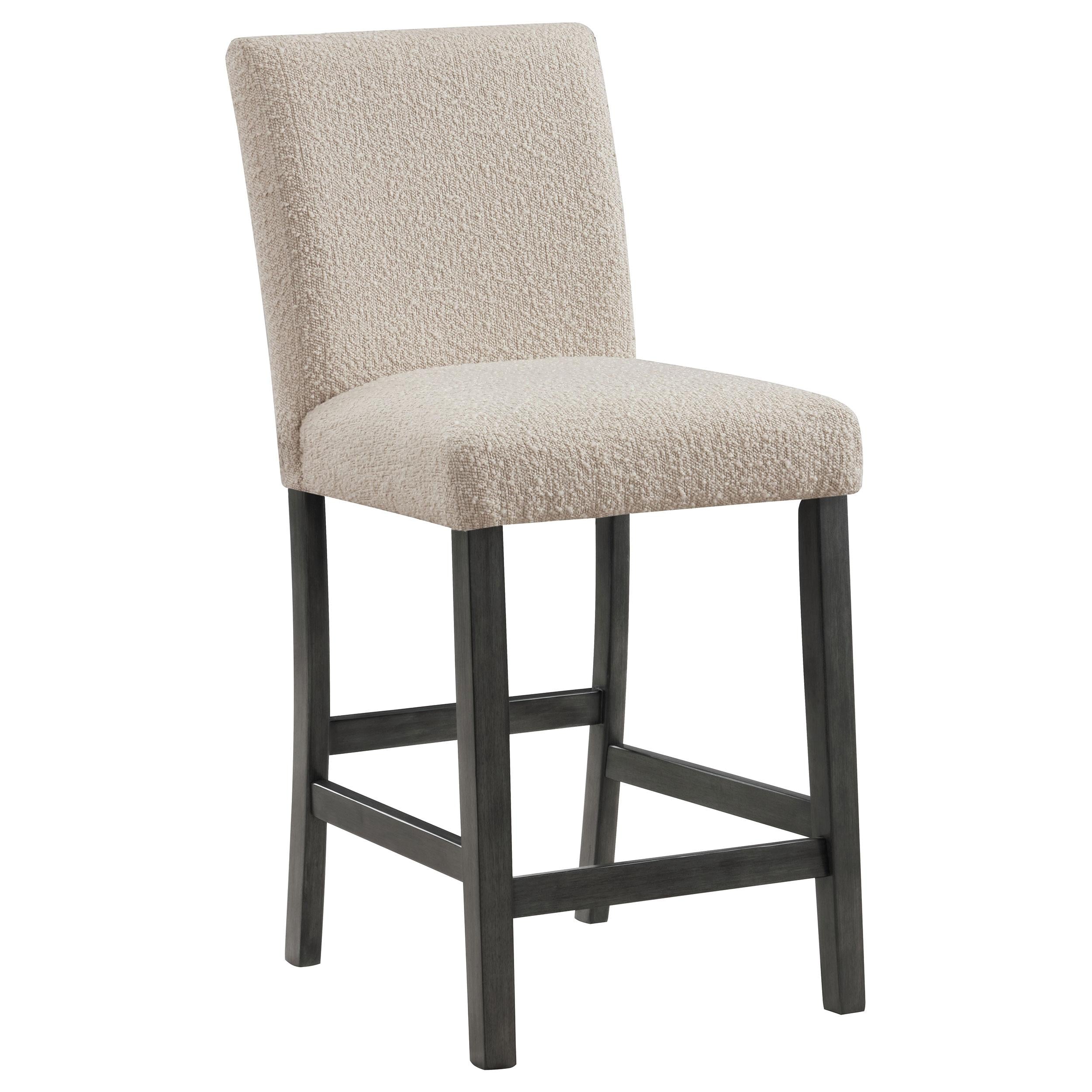 Coaster Furniture Alba 123129 Boucle Upholstered Counter Chair - Beige IMAGE 1