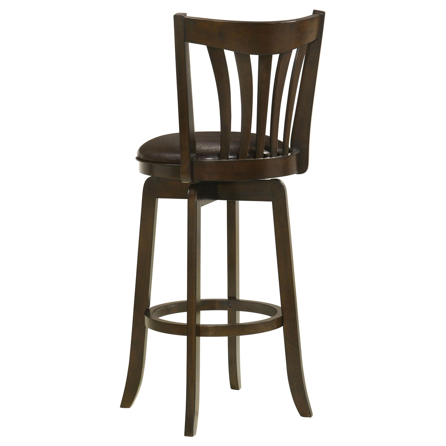 Coaster Furniture Lambert 182509 Wood Pub Height Swivel Bar Chair - Dark Cherry IMAGE 6