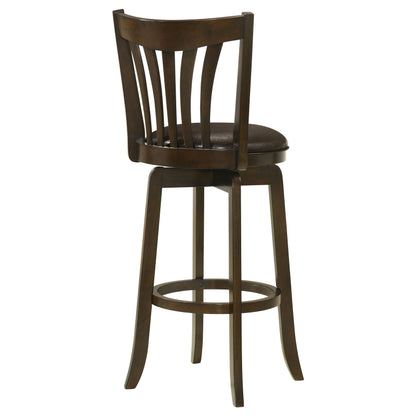 Coaster Furniture Lambert 182509 Wood Pub Height Swivel Bar Chair - Dark Cherry IMAGE 7