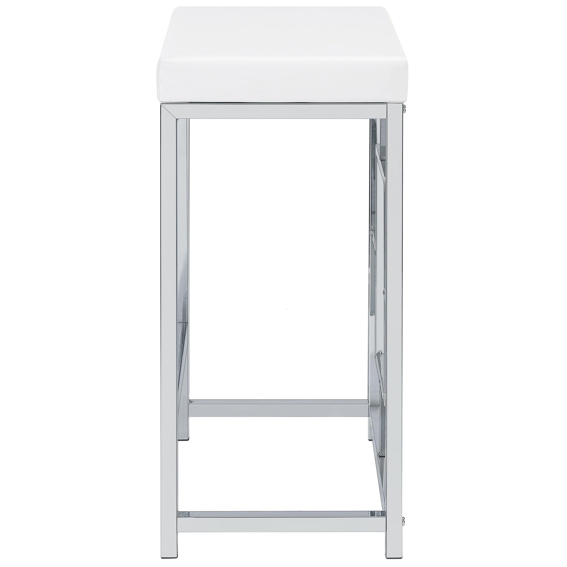 Coaster Furniture Jackson 182715 5-piece Multipurpose Counter Height Table Set - White IMAGE 12