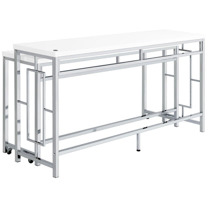 Coaster Furniture Jackson 182715 5-piece Multipurpose Counter Height Table Set - White IMAGE 7