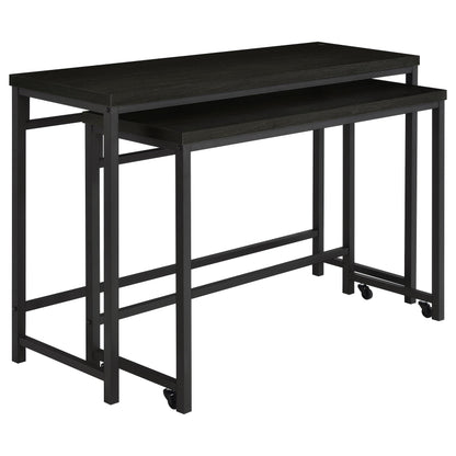 Coaster Furniture Hawes 182724 4-piece Multipurpose Counter Height Table Set - Black IMAGE 3