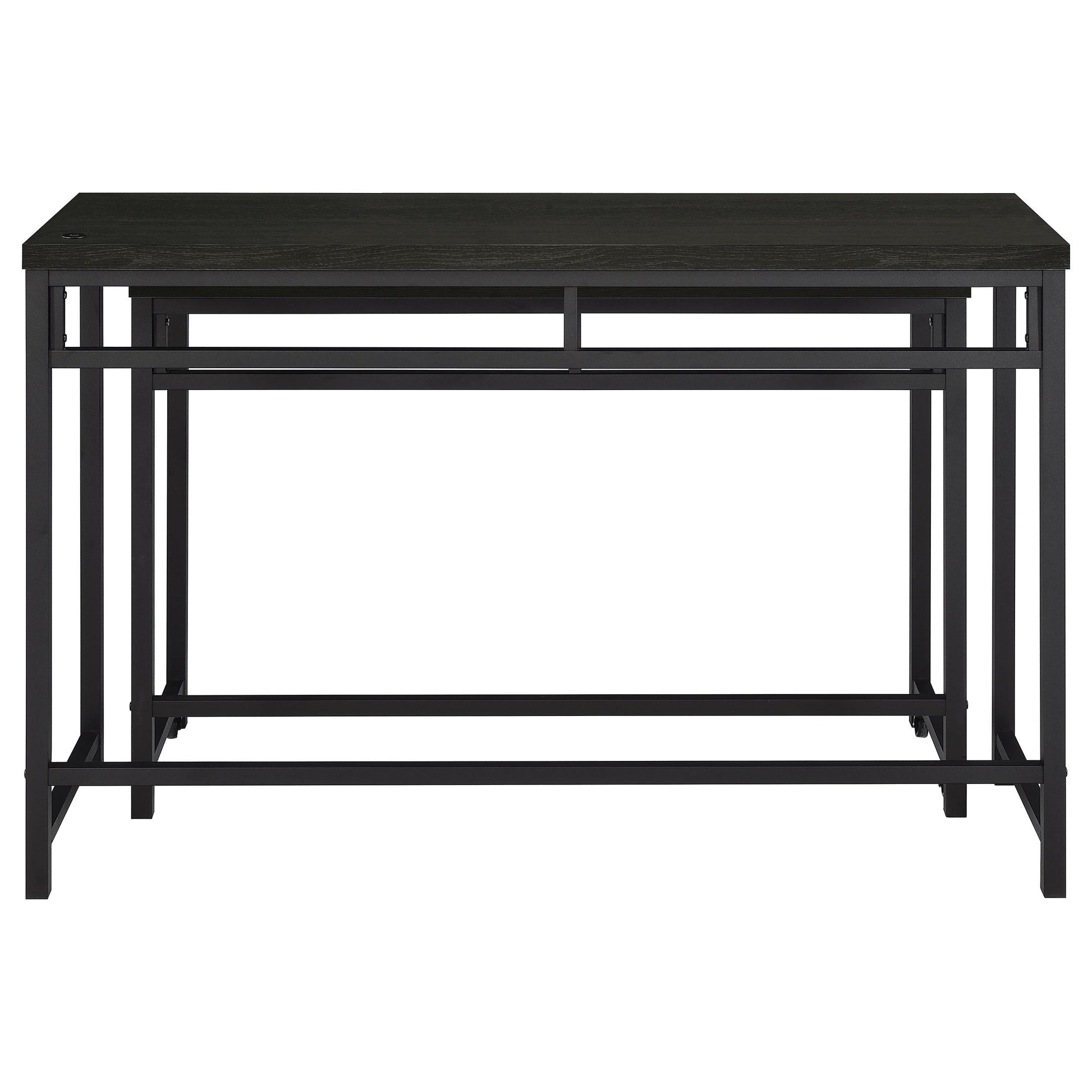 Coaster Furniture Hawes 182724 4-piece Multipurpose Counter Height Table Set - Black IMAGE 8