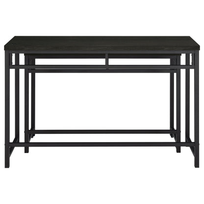 Coaster Furniture Hawes 182724 4-piece Multipurpose Counter Height Table Set - Black IMAGE 8